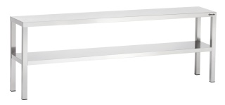 Nadstawa Gastronomiczna Nierdzewna 2-poziomowa 2000x350x650mm Bartscher 325200