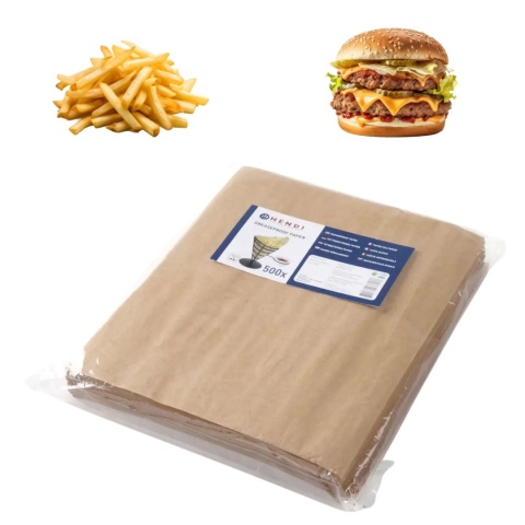 Papier do Frytek Burgerów 20x25 cm Hendi 678138