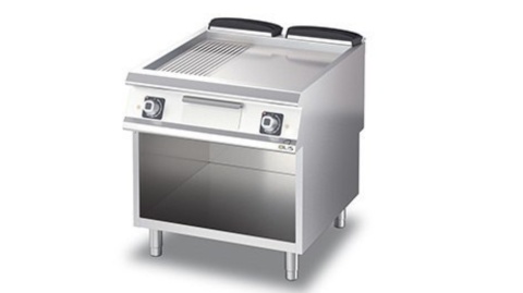 Płyta Grillowa Elektryczna 1/3 Ryflowana 2/3 Gładka 15 kW Olis 16330039