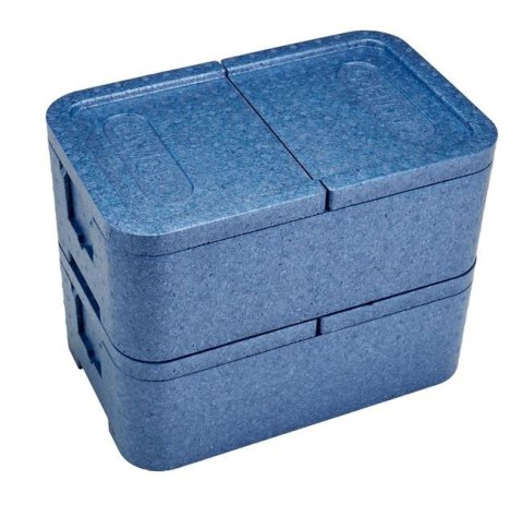 Pojemnik Termoizolacyjny 2-Komorowy Cam Gobox Cambro Niebieski 437x276x175