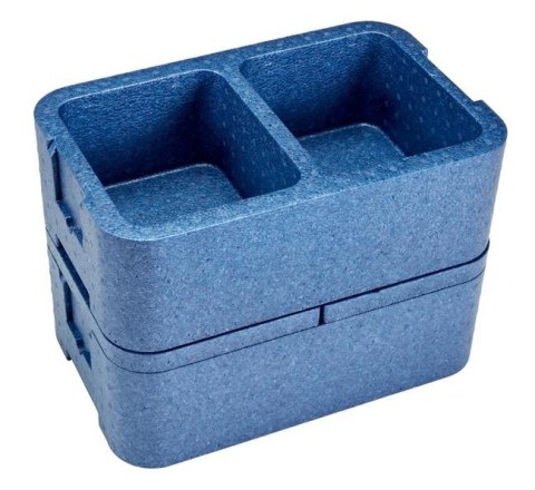 Pojemnik Termoizolacyjny 2-Komorowy Cam Gobox Cambro Niebieski 437x276x175