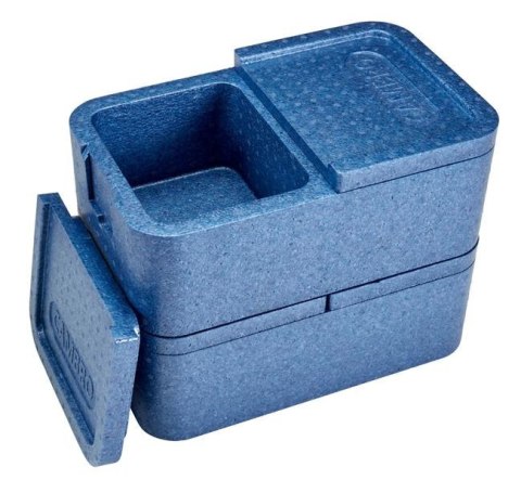 Pojemnik Termoizolacyjny 2-Komorowy Cam Gobox Cambro Niebieski 437x276x175