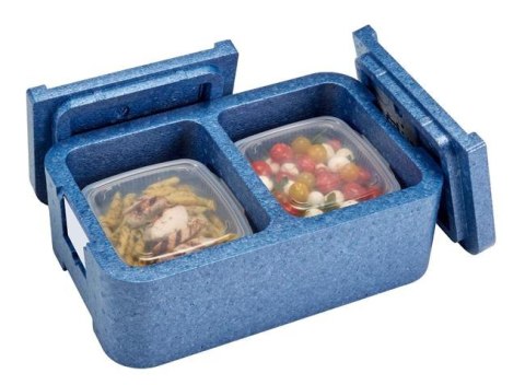 Pojemnik Termoizolacyjny 2-Komorowy Cam Gobox Cambro Niebieski 437x276x175