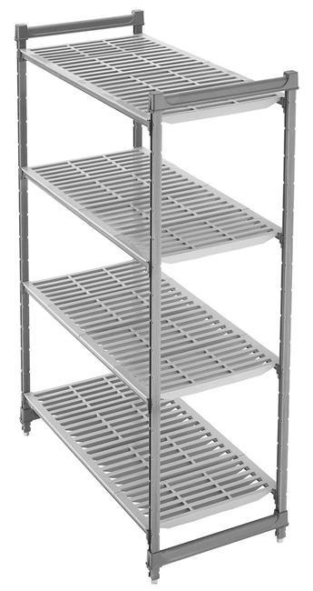 Regał Camshelving Basics Plus Z 4 Wentylowanymi Półkami Cambro 915x460x1830