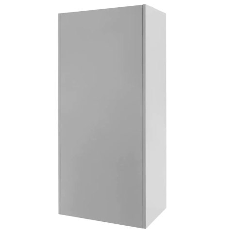 Szafka BHP ubraniowa 2 drzwiowa 60 cm szara czerwony front MTP003825