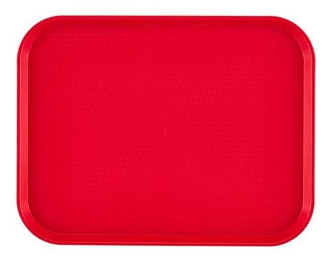 Taca Z Polipropylenu Fast Food Duża Cambro Czerwona 355x457x21