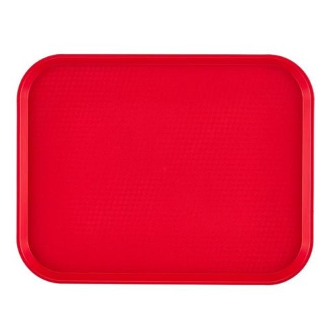 Taca Z Polipropylenu Fast Food Średnia Cambro Czerwona 300x410x19