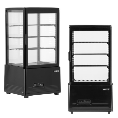 Witryna Chłodnicza 69l 46x41x90 Czarna Yato Yg-05051