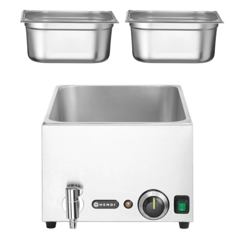 Bemar Elektryczny Bufetowy GN 1/2 2 Pojemniki bez Pokryw Hendi 238912