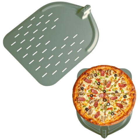 Łopata do Pizzy Aluminiowa Perforowana 45 cm - Profesjonalna i Lekka
