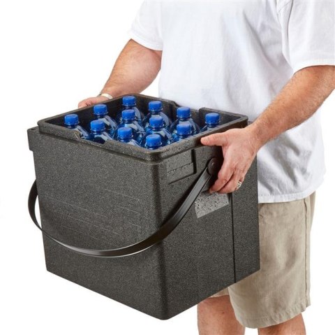 Pojemnik termoizolacyjny Cam GoBox na napoje 35l na 12 butelek Cambro EPPBEVBKST110