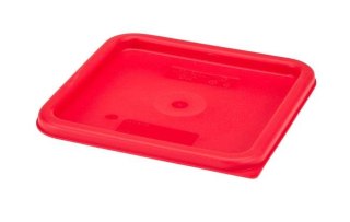 Pokrywka CamSquare czerwona do pojemników 5,7 l i 7,6 l Cambro SFC6451