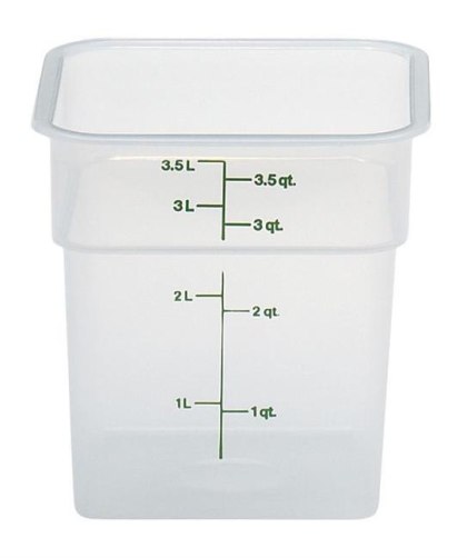 Pojemnik Kwadratowy Polipropylen 3,8l 185x185x187 Cambro 4SFSPP190