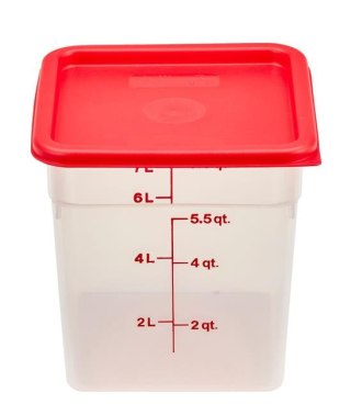 Pojemnik Kwadratowy Polipropylen 7,6l 215x215x230 Cambro 8SFSPP190