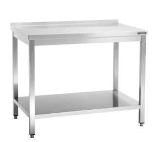 Stół Przyścienny z Półką Nierdzewny 1000x600x850mm Bartscher 308106