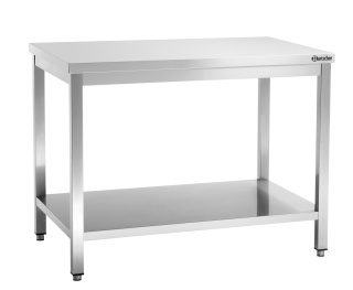 Stół Centralny z Półką Nierdzewny 1100x600x850mm Bartscher 307116