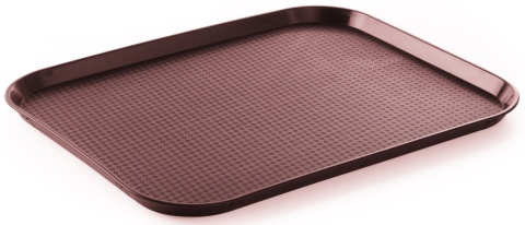 Out Taca Plastikowa Fast Food 45x35 Brązowa Hendi 878842