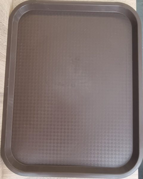 Out Taca Plastikowa Fast Food 45x35 Brązowa Hendi 878842