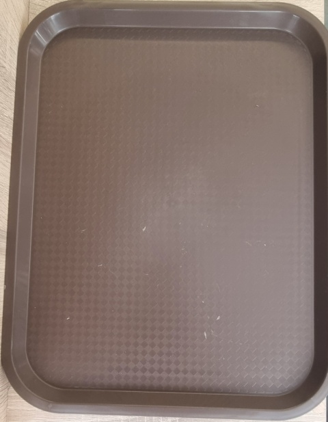 Out Taca Plastikowa Fast Food 45x35 Brązowa Hendi 878842