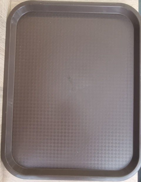 Out Taca Plastikowa Fast Food 45x35 Brązowa Hendi 878842