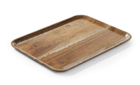 Taca Capri Prostokątna 330x430 mm Brązowy Dąb Cambro Ca3343e87