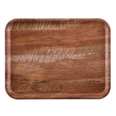 Taca Capri Prostokątna 330x430 mm Brązowy Dąb Cambro Ca3343e87