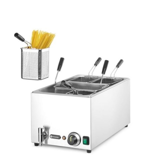 Urządzenie Do Gotowania Makaronu 25l 3500W 230V 601x326x279 mm Hendi 240496