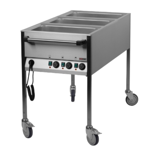 Bemar Jezdny Elektryczny 3x GN 1/1 VLPK-3120 Redfox 00000293