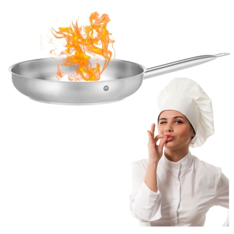 Patelnia Ze Stali Nierdzewnej Kwasoodpornej Profi Line 28x5 Hendi 835531