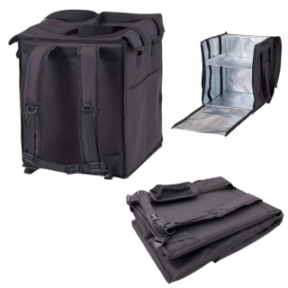 Plecak Termoizolacyjny Składany Cambro Pojemność 78l Czarny 355x380x430t