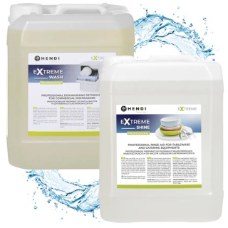 Płyn Myjący i Nabłyszczający do Zmywarki 10L+5L Hendi