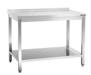 Stół Przyścienny z Półką Nierdzewny 1100x600x850mm Bartscher 308116