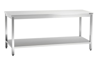 Stół Centralny z Półką Nierdzewny 1800x600x850mm Bartscher 307186