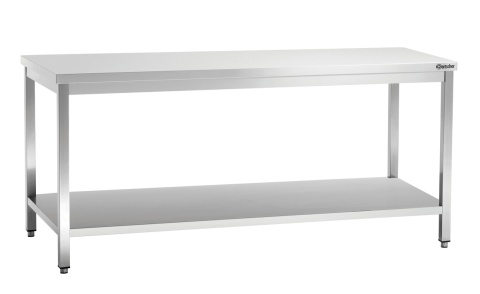 Stół Centralny z Półką Nierdzewny 1800x600x850mm Bartscher 307186