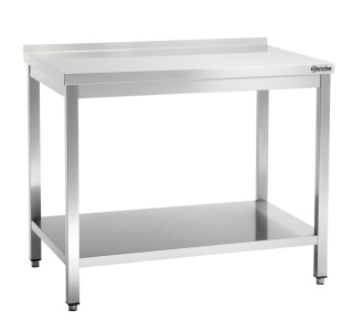 Stół Przyścienny z Półką Nierdzewny 1000x700x850mm Bartscher 308107