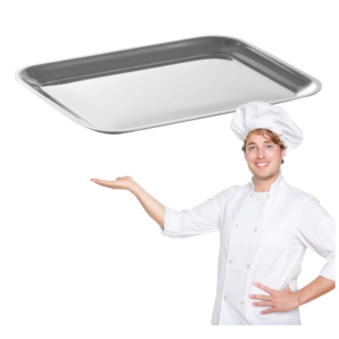 Taca Ze Stali Nierdzewnej Do Serwowania Prostokątna 205x155 Hendi 400203