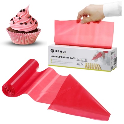 Worki Do Szprycowania 520x280 Mm 115 Mikronów 0-100°C 70 Sztuk Hendi 557150