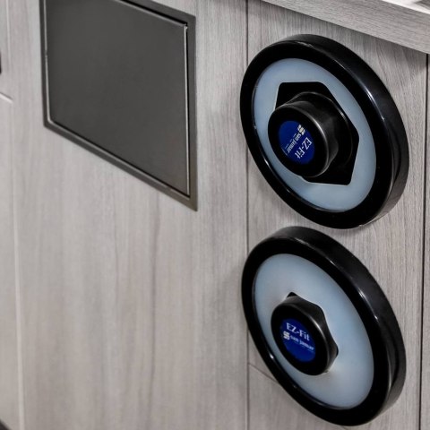 Kącik kawowy sklepowy H219 L94 G64 cm wykończenie wiąz liberty MPP000279