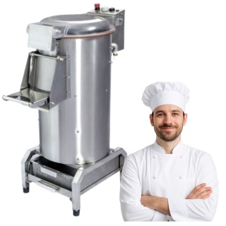 Obieraczka do Ziemniaków z Panelem oraz Separatorem Obierzyn 20L GZ-X10D