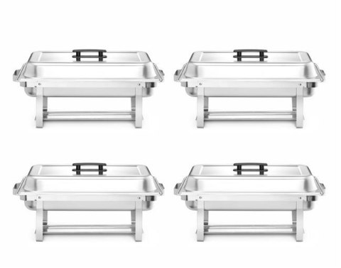 Podgrzewacz Na Pastę GN 1/1 7,5l Zestaw 4 Szt. Hendi 238837-1