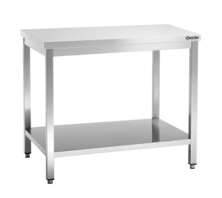 Stół Centralny z Półką Nierdzewny 1300x700x850mm Bartscher 307137