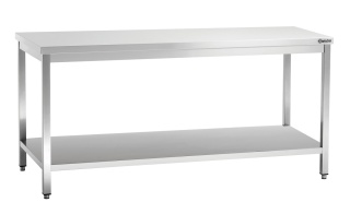 Stół Centralny z Półką Nierdzewny 1800x700x850mm Bartscher 307187