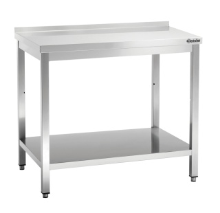 Stół Przyścienny z Półką Nierdzewny 1200x700x850mm Bartscher 312127