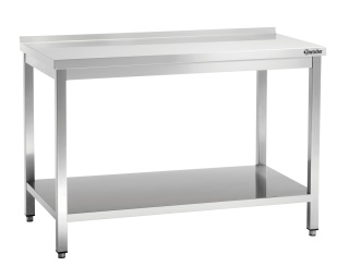 Stół Przyścienny z Półką Nierdzewny 1500x700x850mm Bartscher 308157