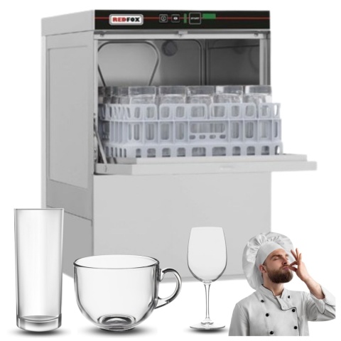 Zmywarka do Szkła Redfox QQI 37 00025392 Gastronomiczna z 4 Programami