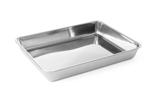 Pojemnik na mięso stal nierdzewna taca gastronomiczna 26x20x4,8 cm Hendi 508107