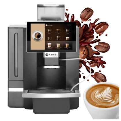Automatyczny Ekspres do Kawy ze Zbiornikiem 6l i Przyłączem Wody Hendi 209950