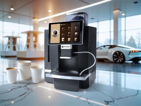 Automatyczny Ekspres do Kawy ze Zbiornikiem 6l i Przyłączem Wody Hendi 209950