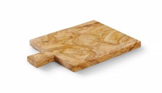Deska do serwowania z drewna oliwnego 340x230x22 mm prostokąt Hendi 505427