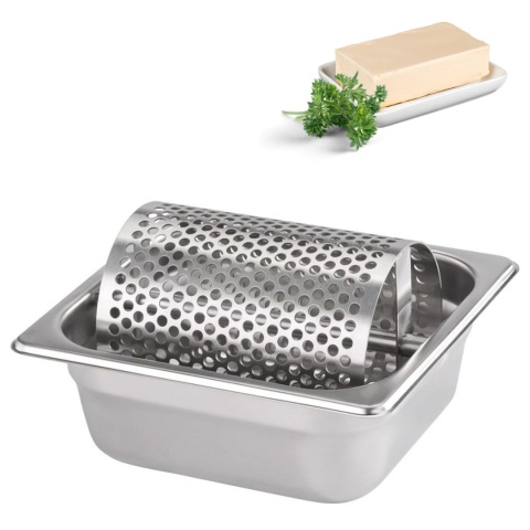 Dozownik do Masła Nierdzewny 180x160x65 mm Stalgast 065062